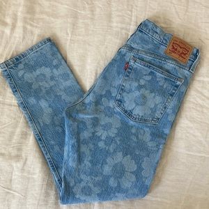 Levi’s 501 Tango Hazy Daisy Skinny Jeans W30